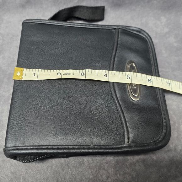 ICON Black CD Carrying Case Holds 32 DVD CD Music Movies & Inserts - Picture 7 of 9